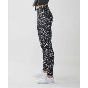 lululemon athletica Black and White Patterned Leggings